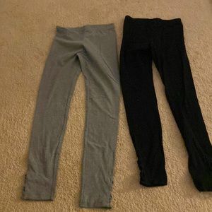 2 old navy leggings 14-16